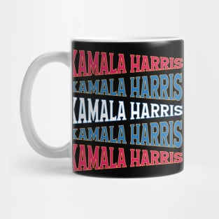 TEXT ART USA KAMALA HARRIS Mug